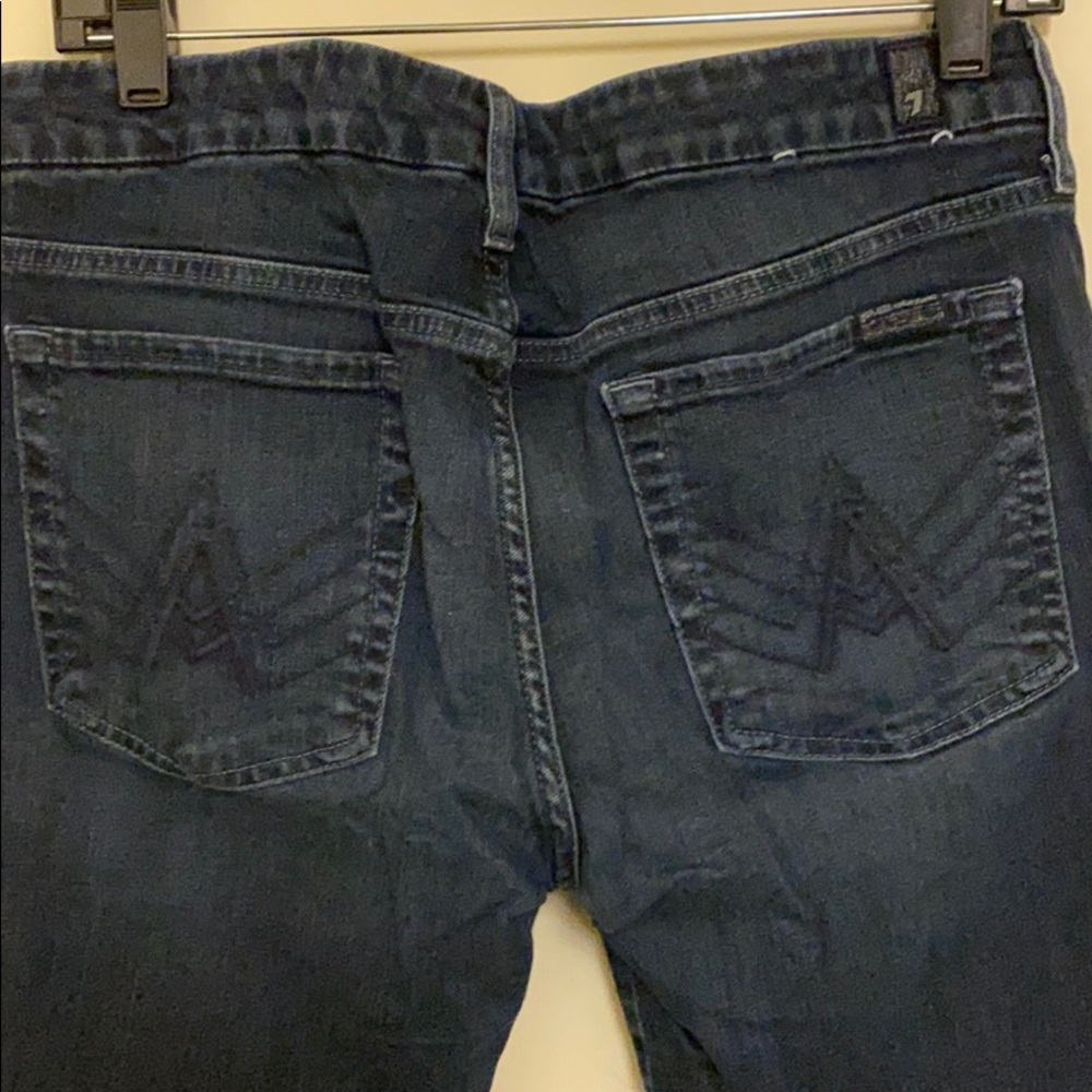 7 for all mankind dark wash straight leg size 31 - Picture 3 of 3